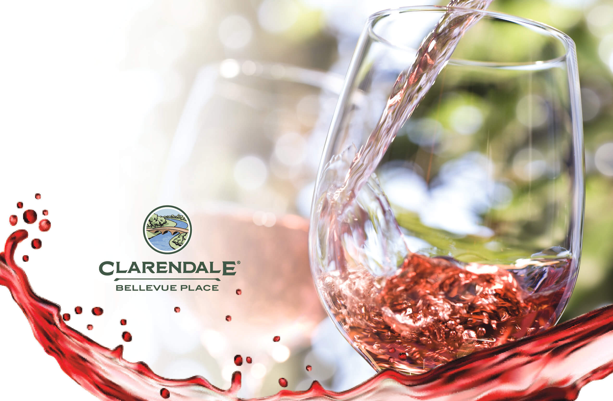 Wine tasting event flyer